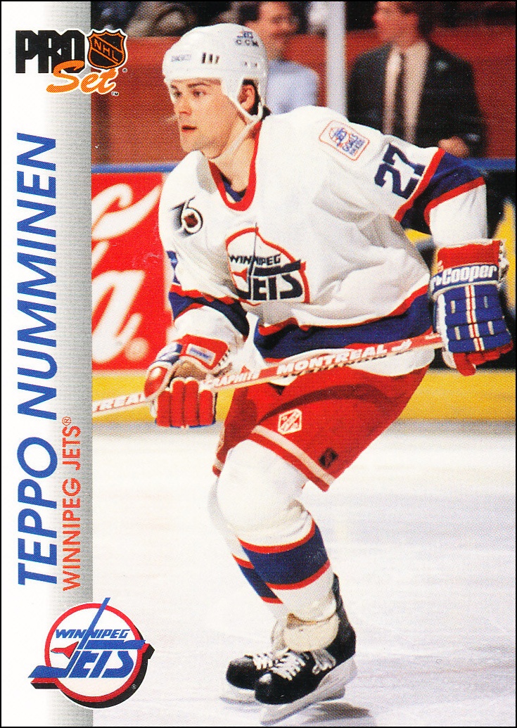 Hokejové karty Pro Set 1992-93 - Teppo Numminen - 210