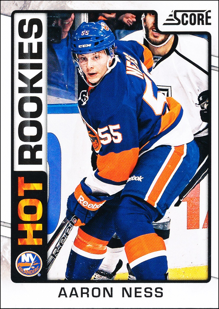 Hokejové karty SCORE 2012-13 - Rokkie - Aaron Ness - 507