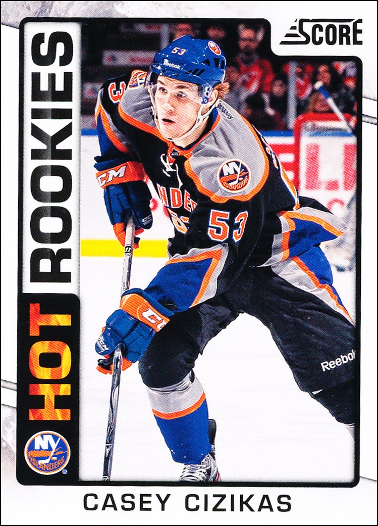 Hokejové karty SCORE 2012-13 - Rokkie - Casey Cizikas - 514
