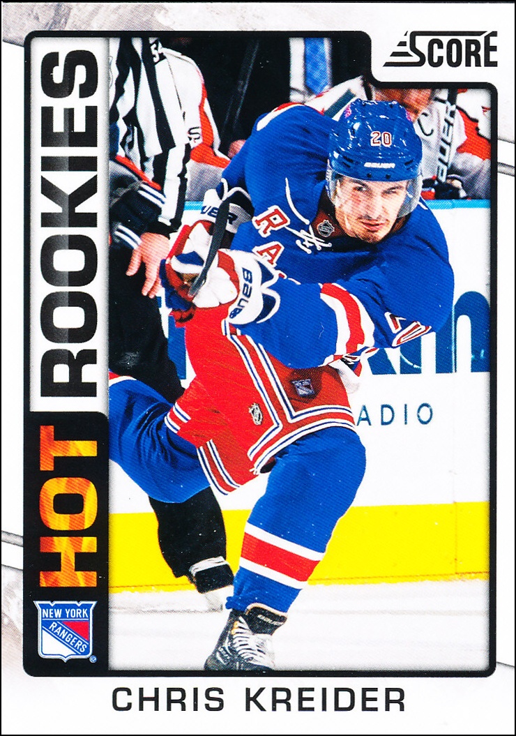 Hokejové karty SCORE 2012-13 - Rokkie - Chris Kreider - 543