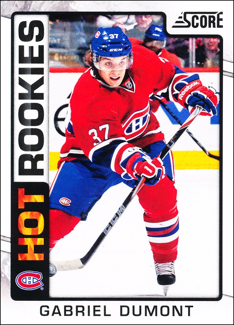 Hokejové karty SCORE 2012-13 - Rokkie - Gabriel Dumont - 534
