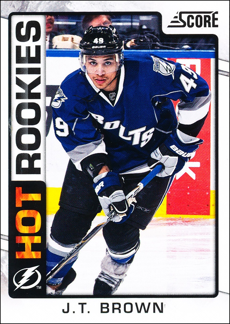 Hokejové karty SCORE 2012-13 - Rokkie - J.T. Brown - 528