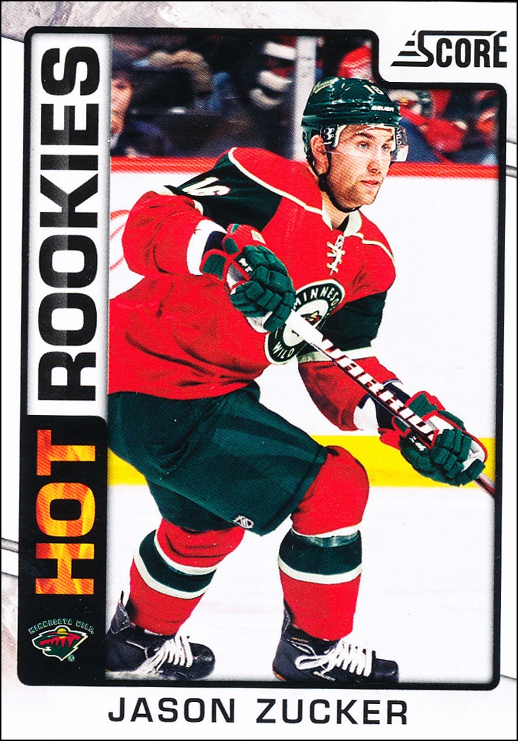 Hokejové karty SCORE 2012-13 - Rokkie - Jason Zucker - 545