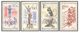 III. celostátní spartakiáda 1965 - čistá - č. 1444-1447