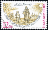 J. A. Komenský - č. 523 - razítkovaná