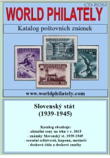 Katalog poštovních známek - Slovenský stát (1939-1945) - World Philately 2016 na CD-ROM médiu