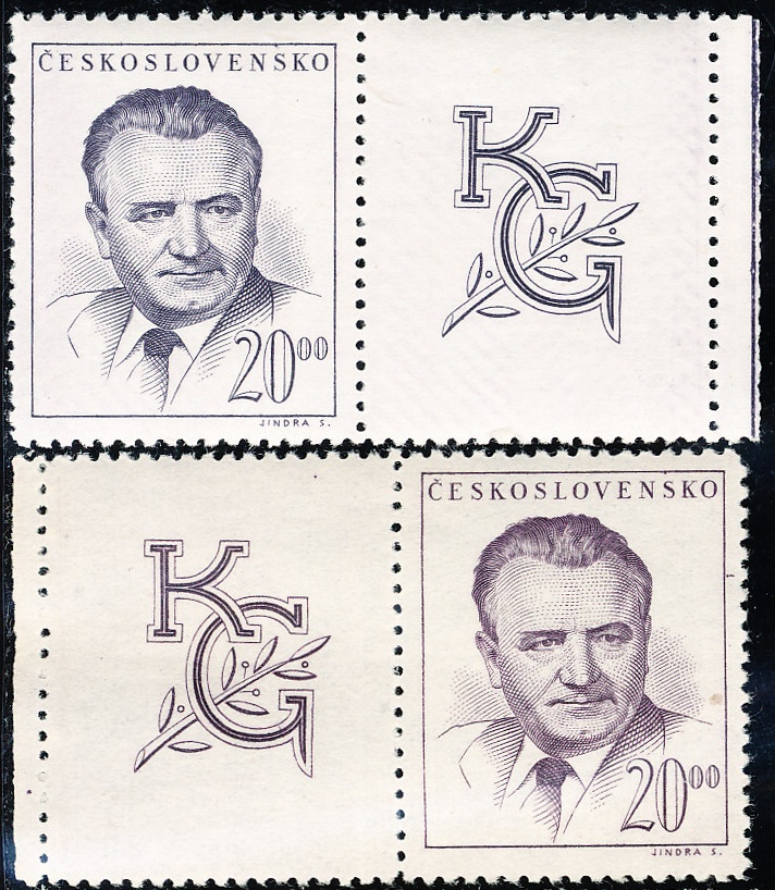 KL489a a KP489a - čistý - Klement Gottwald