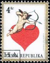 Láska - razítkovaná - č. 169