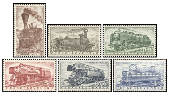 Lokomotivy - čistá - č. 907-912