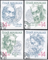 Lucemburkové na českém trůnu - razítkovaná - č. 105-108