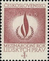 Mezinárodní rok lidských práv - čistá - č. 1663