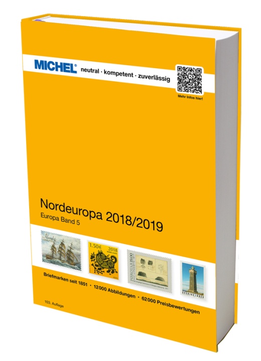 MICHEL - Evropa 5 - Nordeuropa - katalog poštovních známek 2018/2019