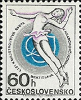 MS v krasobruslení 1973 v Bratislavě - čistá - č. 2009