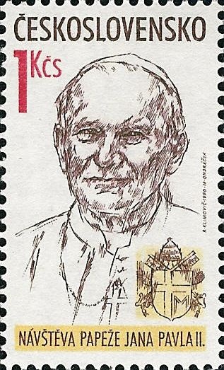 Návštěva papeže Jana Pavla II. - čistá - č. 2938