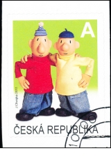 Pat a Mat - razítkovaná známka A - č. 701
