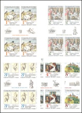 PL 2616-2620 - Umění - kompletní řada PL - čistý