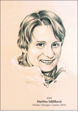 Postcrossing - Martina Sáblíková - P-KM-015