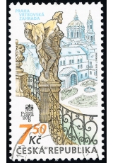 Praha - Vrtbovská zahrada - č. 492 - razítkovaná