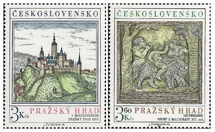 Pražský hrad 1976 - čistá - č. 2219-2220