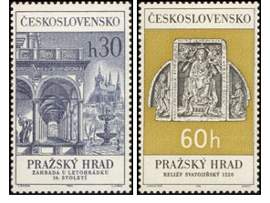 Pražský hrad - čistá - č. 1524-1525