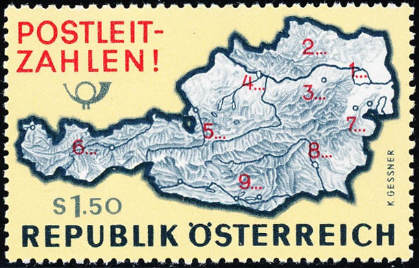 Rakousko - čistá - č. 1201