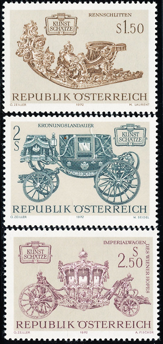 Rakousko - čistá - č. 1406-1408
