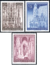 Rakousko - čistá - č. 1544-1546