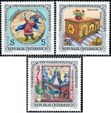 Rakousko - čistá - č. 2073-2075