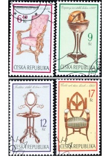 Sběratelství - slohový nábytek - razítkovaná - č. 339-342