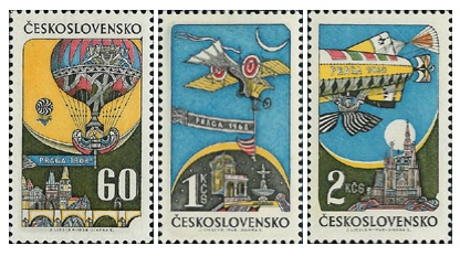 Světová výstava poštovních známek PRAGA 1968 - čistá - č. L69-L71