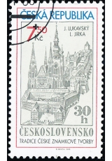 Tradice české známkové tvorby - č. 457 - razítkovaná