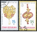 Umělecká řemesla - drahokamy, šperky a puncovnictví - č. 482-483 - razítkovaná