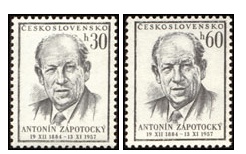 Úmrtí Antonína Zápotockého - čistá - č. 965-966