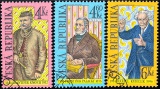 Výročí osobností - razítkovaná - č. 185-187