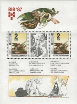 XI. BIB 1987 - čistý - aršík - č. A2808