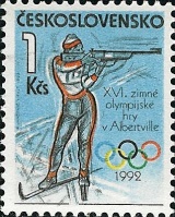 XVI. zimní OH 1992 - čistá - č. 3001
