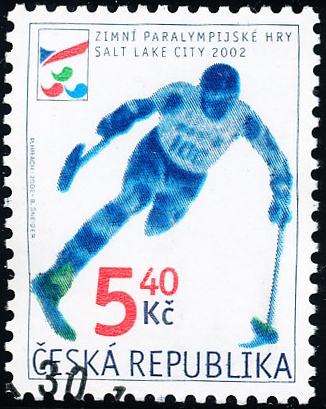 Zimní Paralympiáda Salt Lake City 2002 - razítkovaná - č. 315